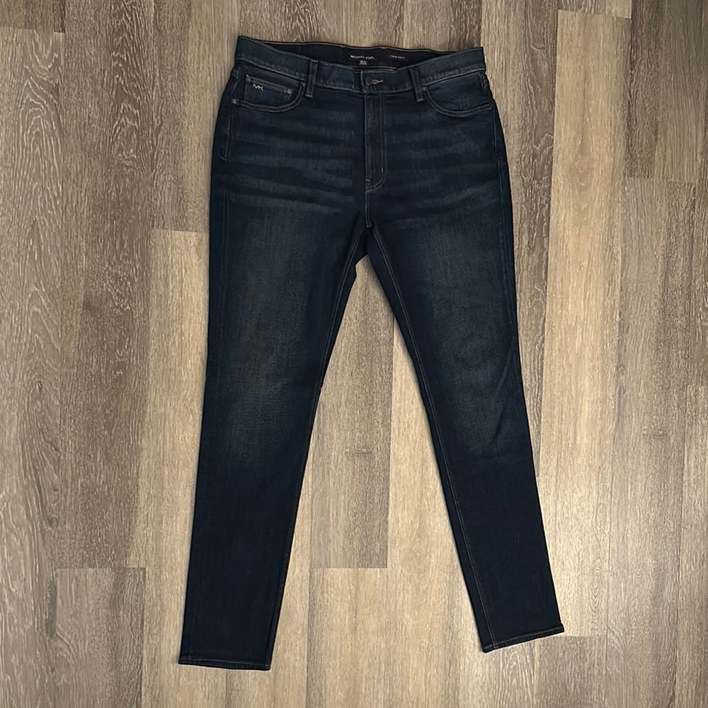 Michael Kors Dark Wash Skinny Jeans for Men